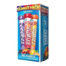 Zipfizz Multi-Vitamin Energy Hydration Drink Mix, Variety Pack, 30 Tubes