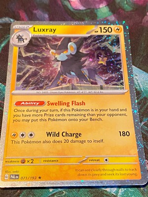 Luxray 071/193 Kosmos Holo COSTCO Promo Pokemon Paldea Evolved NM