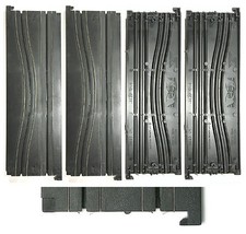 4pc 1971 Aurora AFX Speed-Lok HO Slot Car 9" Straight SQUEEZE Track 2539 Unused