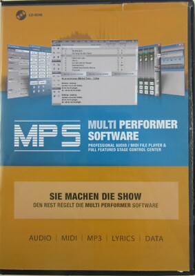 MultiPerformer Software (MPS) für Musiker Audio+Midi Player für den Live-Einsatz