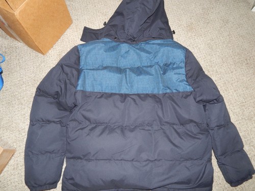ST. JOHN'S BAY MENSWEAR WATER RESISTANT BLUE WINTER COAT PARKA JACKET SIZE XL - Picture 10 of 11