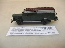 x-86069	adp 1:87 Büssing SLG Feuerwehr Hergestellt in Ukraine sehr guter Zustand