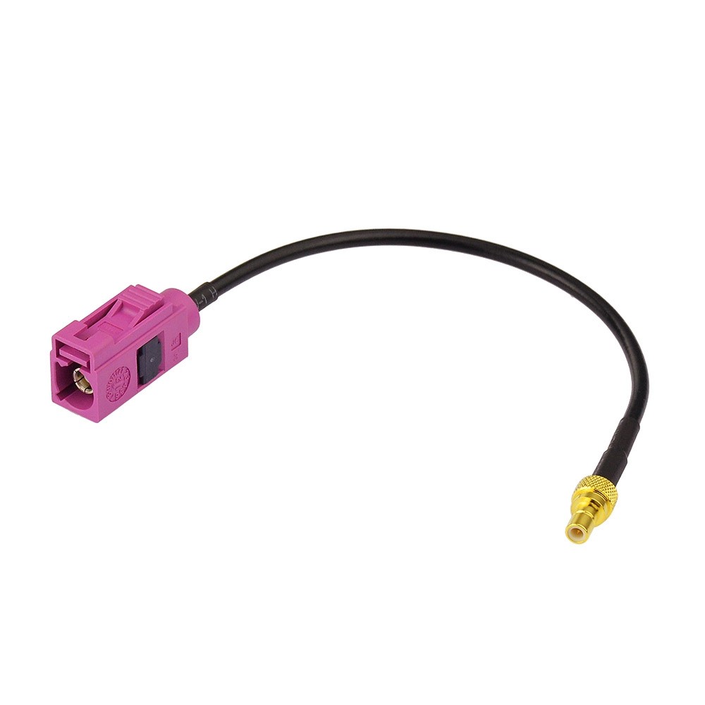 Fakra H Pink to SMB Car Antenna Adapter Cable 20