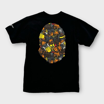 トップス ABATHING APE BAPE T-shirt Mens Medium Kyoto Authentic Rare Abathingape