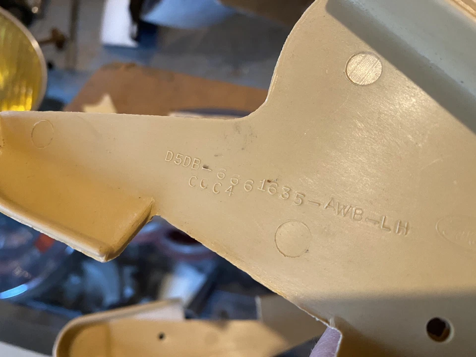 1975 1976 1977 1978 1979 Ford Granada Seat Hinge Covers NOS D5DZ-6661695-A - Image 4 of 4