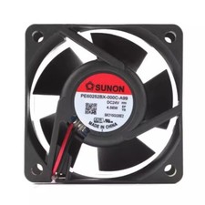 SUNON PE60252BX-000C-A99 6025 DC24V 0.19A 4.56W 2-Wire Inverter Cooling Fan