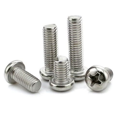 M1.0 M1.2 M1.4 M1.6 304 SS Cross Phillips testa tonda bullone macchina viti - Foto 6 di 6