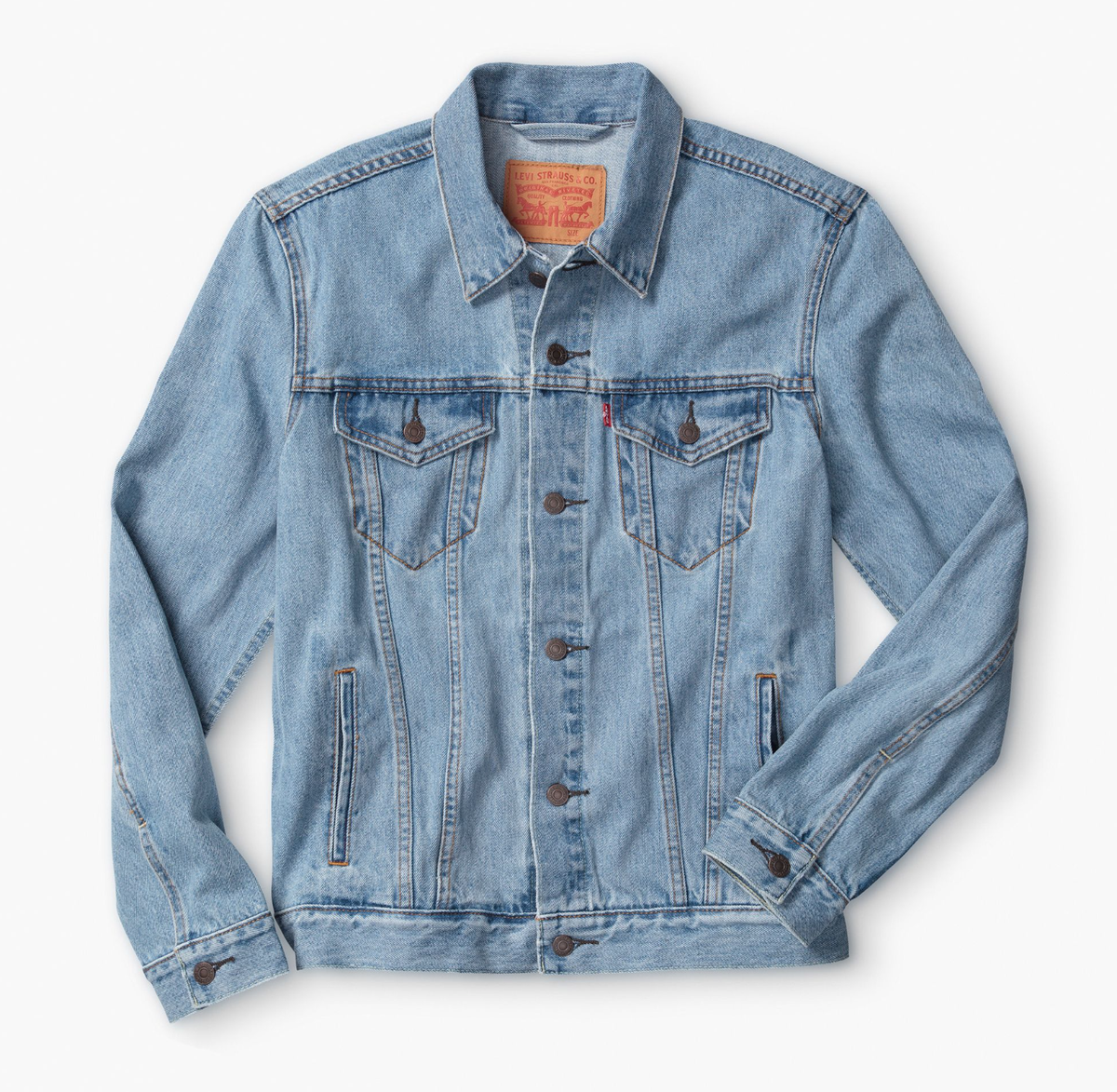 Jacquard Logos Denim Trucker Jacket サイズS 8309496e680b0e50e0b700679ec9ac