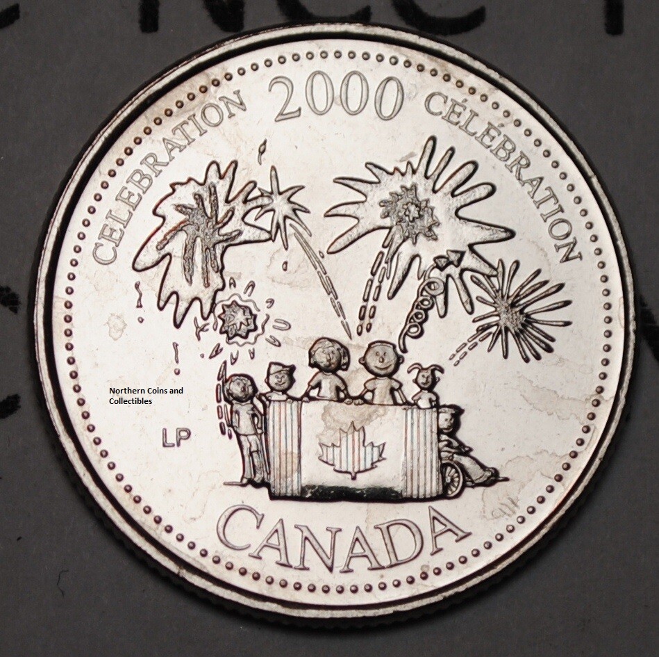 USクォーター　州別記念　2000年版 Canada 2000 July Celebration 25 cents UNC Millenium Series
