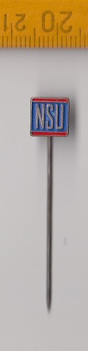 Vintage NSU Motorcycle Logo pin badge 1960s Motorrad Anstecknadel Prima - Picture 18 of 19