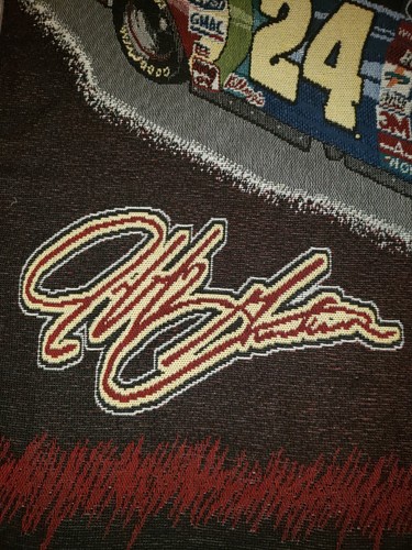Lancia arazzo vintage 56" Northwest Company NASCAR Jeff Gordon #24 Jacquard - Foto 2 di 9