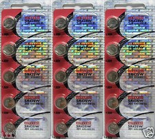 15 Maxell 301 - SR43SW Button Cell Batteries