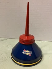 SUNOCO Vintage Pump OIL CAN Gasoline Station Gas Garage Motor Decal Sign 2