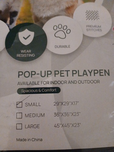 Love's Cabin Pet Cucciolo Dog Playpen, Tenda per Cani di Piccola Taglia Gabbia... - Foto 2 di 4