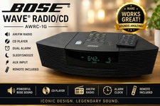 Bose Wave Radio/CD AWRC-1G AM/FM CD Player Alarm Clock w Remote Tested Works USA