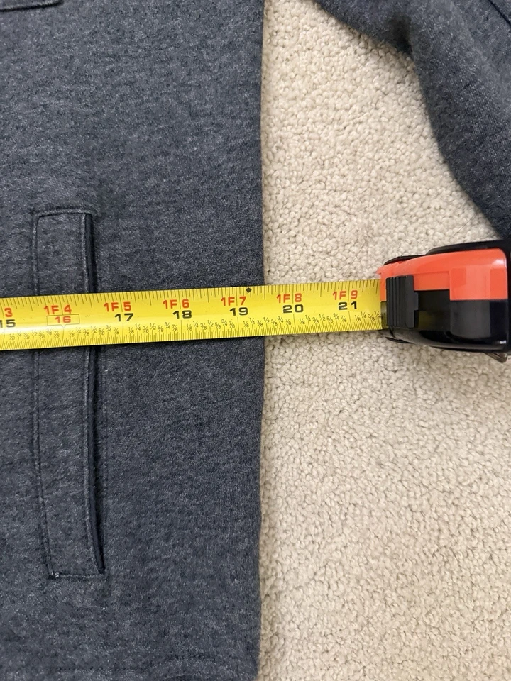 男式黑色 MARC ANTHONY 长袖拉链厚夹克针织衫 M 码中号 — 第 4/4 张图片