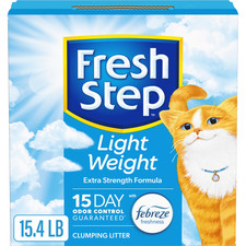 Lightweight Extreme Scented Clumping Cat Litter with Febreze, 15.4 Lbs 0.91 per pound