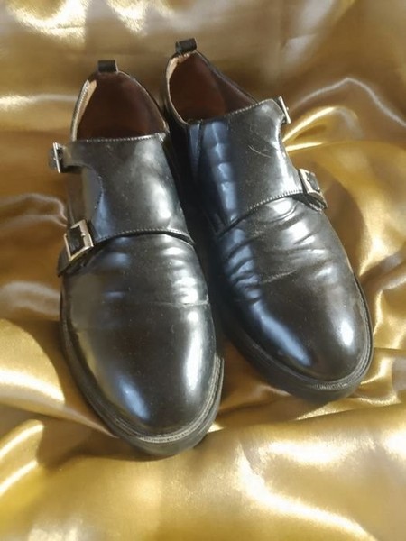 Women Massimo Dutti Heels Black Leather 40