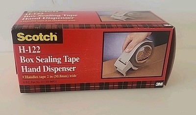 3M Scotch H-122 Box Sealing Tape Dispenser 2'' Wide Genuine NEW NIB