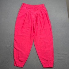 Express Silk Pleated Tapered Balloon Pants Vi...