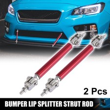 2 St&uuml;ck Auto Frontsto&szlig;stange Lippe Splitter Strebe Spurstangen Rot 6"-8"