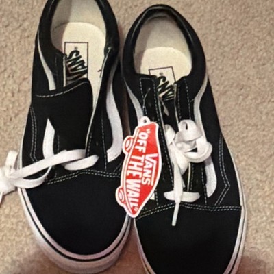 VANS Old Skool Black White Low Top Casual Sneakers Athletic Shoes Men