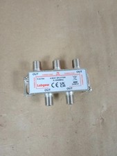 TV Aerial Splitter Labgear UHF 4 Way Signal Splitter 7.4 dB Loss F Type New