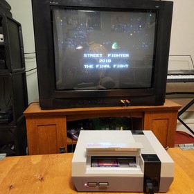 Street Fighter 2010 The Final Fight - NES Nintendo - Cart Only, Tested $ Working