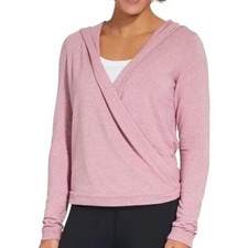 CALIA Carrie Underwood Effortless Wrap Cardigan Hoodie Size Medium Rose Pink