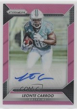 2016 Panini Prizm Rookie Auto Pink Prizm Leonte Carroo #RA-LCR Auto 3t2