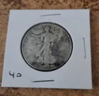 1940 p circulated Walking Liberty half dollar