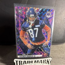 Panini Mosaic Prizm Luther Burden III Rookie #383 Chicago Bears Football Card