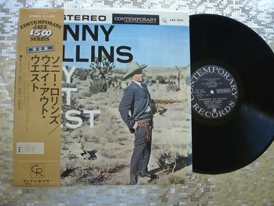 Sonny Rollins ~ Way Out West ~ Vintage IMPORT LP  Contemporary Records LAX 3010