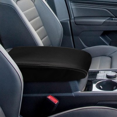 Center Console Armrest Cover Accessories 20 Color: Carbon FiberSize: 2018-2023