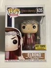 Funko POP! Movies Lord of the Rings Elrond #635 Hot Topic Exclusive & Protector