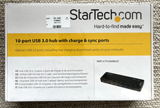 StarTech 10-Port USB 3.0 (5Gbps) Hub w/ 2 x 1.5A Charge & Sync Ports ST103008U2C