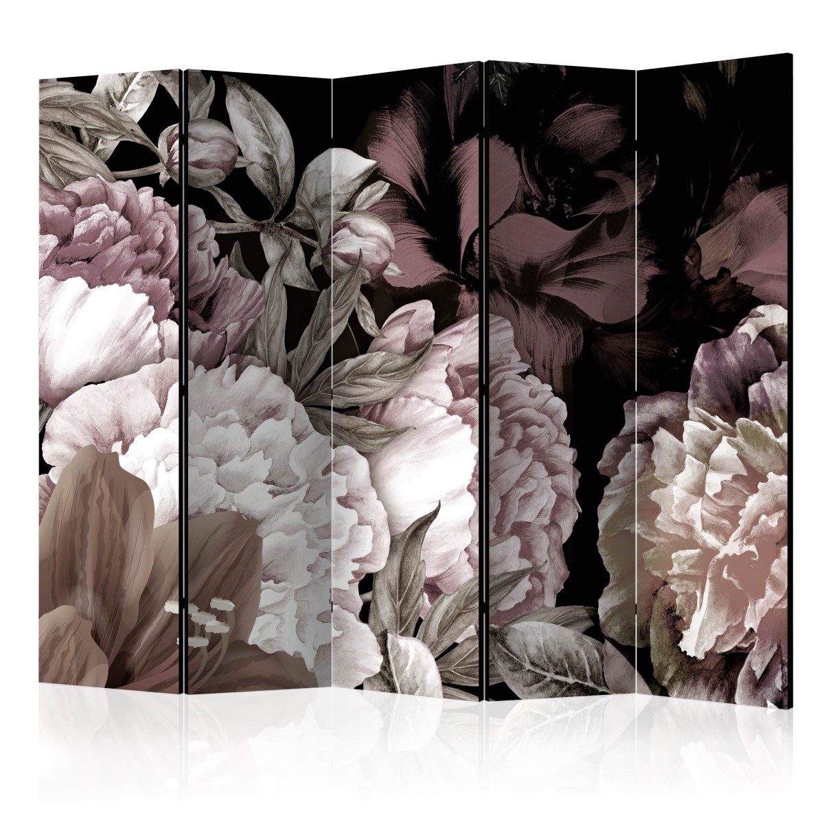 Paravent 5 volets Blissful Sleep grand format pour séparation de salon