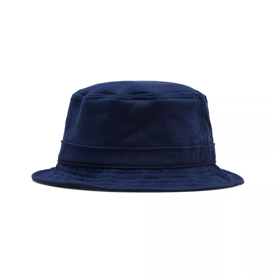 RALPH LAUREN POLO COTTON BLEND FLEECE BUCKET HAT NAVY WITH RED SIZE L/XL NWOT Foto 4 de 4