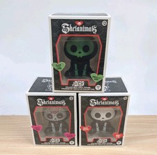 SEALED Skelanimals COMPLETE Jack Figure Set Glow in the Dark Day of the Dead