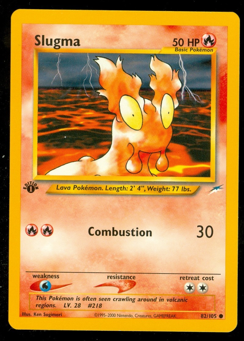 Pokemon SLUGMA 82/105 - 1st Edition Neo Destiny - - NEAR MINT/MINT