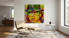Sonderpreis! Motiv Udo Lindenberg 95x95 cm 6 mm Arcylglas Pop Art Bilder/Musik