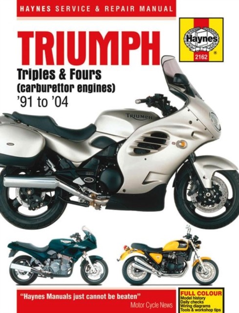 Triumph Triples & Fours (91-04) 91-04 by Haynes Publishing (Paperback Book)