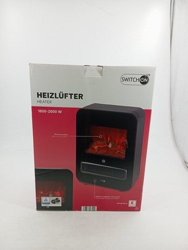 SWITCH ON HE-FB-01 Heizlüfter mit Kamineffekt