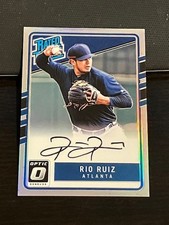 RIO RUIZ auto rc 2017 Panini Donruss Optic HOLO PRIZM #d /150