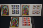 GB first day covers 1969 Christmas set of 3 all with marginal blocks of 8