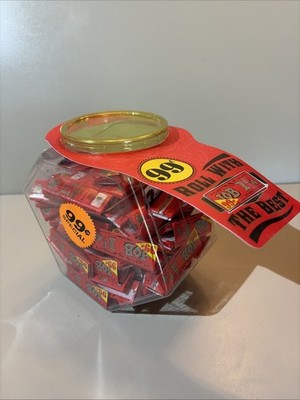 JOB Orange 1 1/4 Red Slow Burning Cigarette Papers 75 Packs in store display New