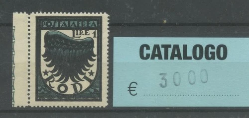 Aegean Colonies 1934 WING N.32A 2 ** CENTERED CERT.