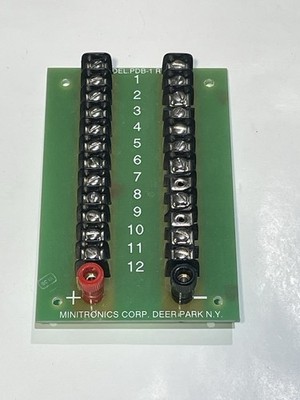 Miniatronics PDB-1 Power Distribution Block for Model Trains 12 Position No Feet