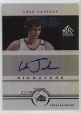 2005-06 Upper Deck NBA Reflections Signature Luke Jackson #SR-LU Auto fm0