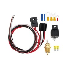 Electric Fan Wiring Kit Engine Fan Thermostat Radiator Kit 185 On 175 Off 40 Amp Electric Fan Wiring Kit Engine Fan Thermostat Radiator Kit 185 On 175 Off 40 Amp